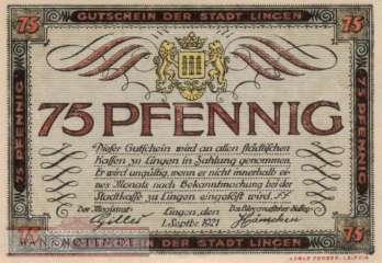 Lingen - 75  Pfennig (#SS0803_3a_UNC)