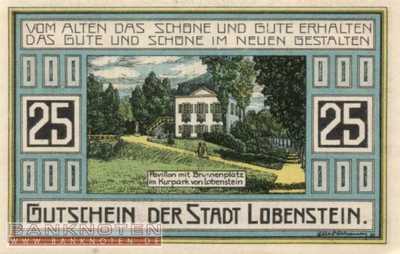 Lobenstein - 25  Pfennig (#SS0809_1a-2_UNC)