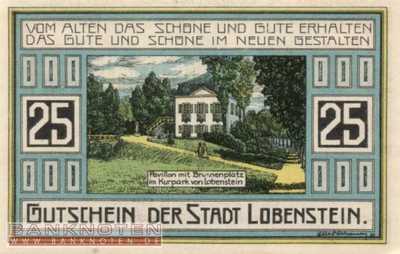 Lobenstein - 25  Pfennig (#SS0809_1a-2_UNC)