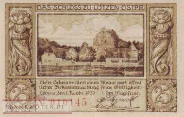 Lötzen - 25  Pfennig (#SS0814_1a-2_UNC)