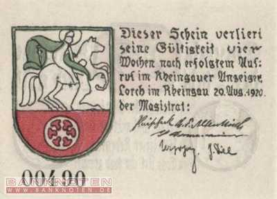 Lorch - 25  Pfennig (#SS0815_1-2_UNC)