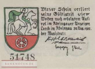 Lorch - 25  Pfennig (#SS0815_1-2_AU)