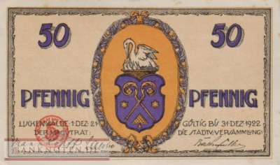 Luckenwalde - 50  Pfennig (#SS0817_1-2_AU)