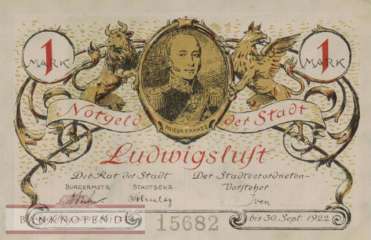 Ludwigslust - 1  Mark (#SS0818_2-4_UNC)