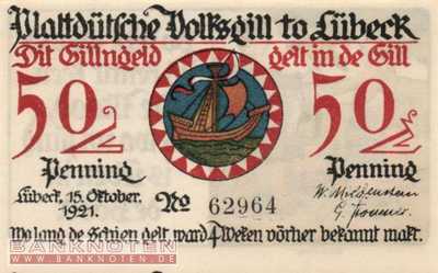 Lübeck - 50  Pfennig (#SS0828_1a-3_UNC)