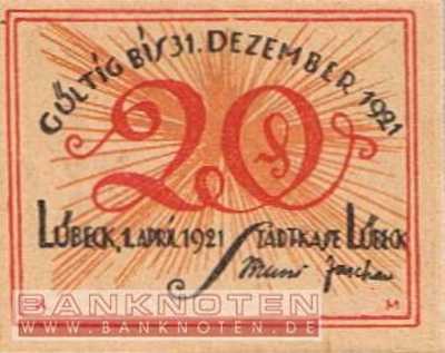 Lübeck - 20  Pfennig (#SS0831_1a-5_UNC)