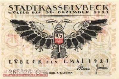 Lübeck - 50  Pfennig (#SS0831_2-3_UNC)