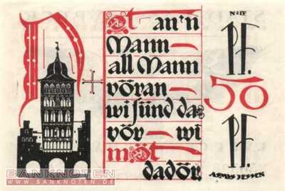 Lübeck - 50  Pfennig (#SS0831_2-4_UNC)