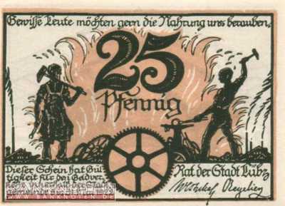 Lübz - 25  Pfennig (#SS0835_1-2_UNC)