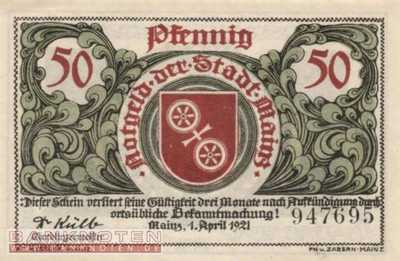Mainz - 50  Pfennig (#SS0860_2a-3_UNC)