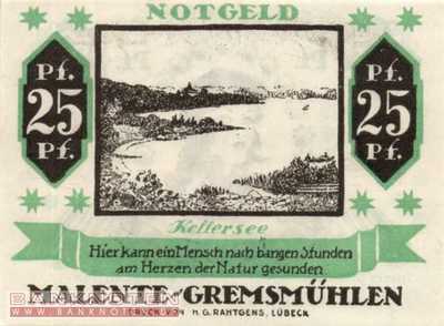 Malente-Gremsmühlen - 25  Pfennig (#SS0864_1-1-2_UNC)