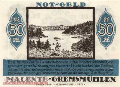 Malente-Gremsmühlen - 50  Pfennig (#SS0864_1-2_UNC)