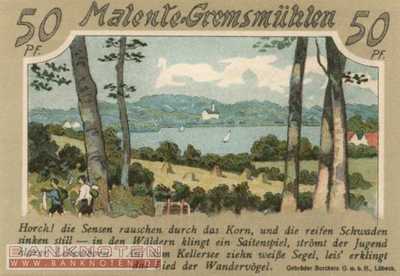 Malente-Gremsmühlen - 50  Pfennig (#SS0864_3-3_UNC)