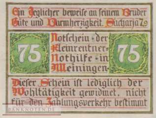 Meiningen - 75  Pfennig (#SS0876_1-1_UNC)