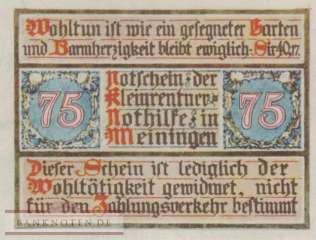 Meiningen - 75  Pfennig (#SS0876_1-2_UNC)