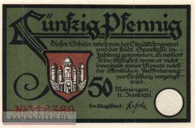 Meiningen - 50  Pfennig (#SS0877_1-3_UNC)