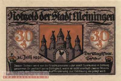 Meiningen - 30  Pfennig (#SS0877_4_UNC)