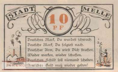 Melle - 10  Pfennig (#SS0879_1-1-1_UNC)