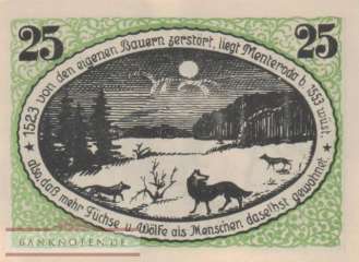 Menteroda - 25  Pfennig (#SS0882_1-1_UNC)