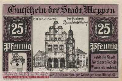 Meppen - 25  Pfennig (#SS0883_1-2_UNC)