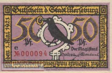 Merseburg - 50  Pfennig (#SS0884_2a-5e_UNC)