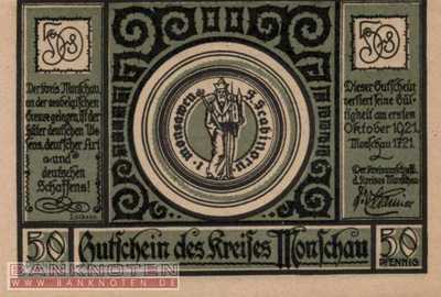 Monschau - 50  Pfennig (#SS0896_1-3_UNC)