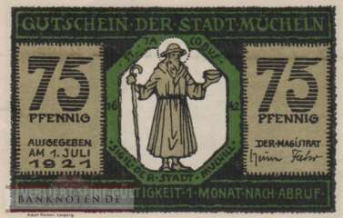 Mücheln - 75  Pfennig (#SS0902_1-3_UNC)
