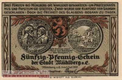 Mühlberg - 50  Pfennig (#SS0903_1a-3_UNC)