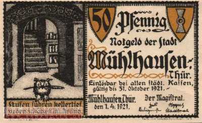 Mühlhausen - 50  Pfennig (#SS0905_1a-3_UNC)