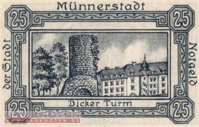 Münnerstadt - 25  Pfennig (#SS0912_2-2_UNC)