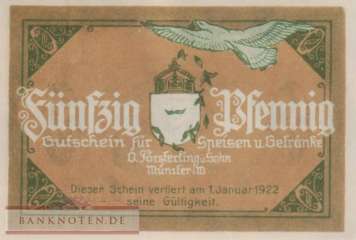 Münster - 50  Pfennig (#SS0914_2a-1_UNC)