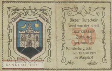 Münsterberg - 50  Pfennig (#SS0918_1-3_VG)