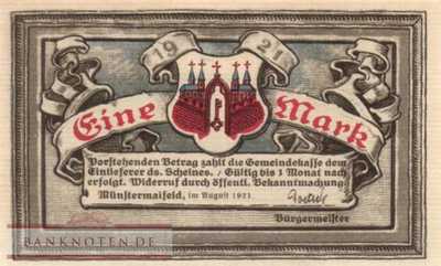 Münstermaifeld - 1  Mark (#SS0919_1-3-2_UNC)