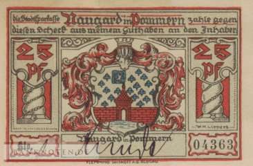 Naugard - 25  Pfennig (#SS0923_1c-1_AU)