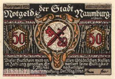 Naumburg - 50  Pfennig (#SS0928_3a-4_UNC)