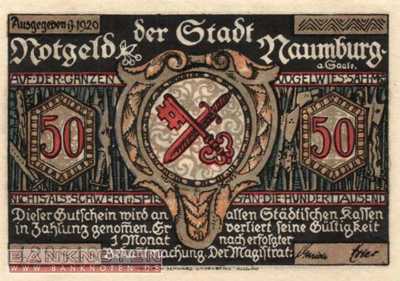 Naumburg - 50  Pfennig (#SS0928_3b-1_UNC)