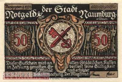 Naumburg - 50  Pfennig (#SS0928_3b-4_UNC)