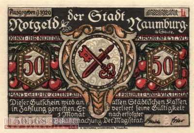Naumburg - 50  Pfennig (#SS0928_4a-L_UNC)