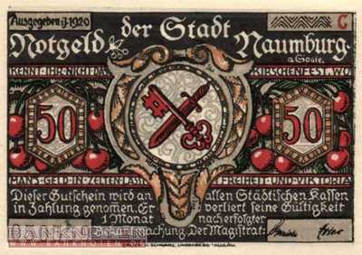 Naumburg - 50  Pfennig (#SS0928_4b-C_UNC)