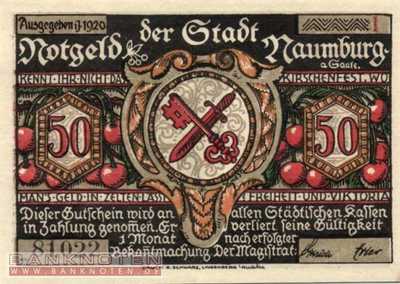 Naumburg - 50  Pfennig (#SS0928_4b-I_UNC)