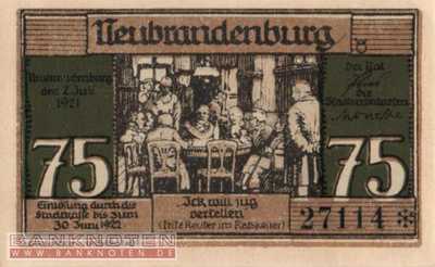 Neubrandenburg - 75  Pfennig (#SS0935_2a-3-1_UNC)