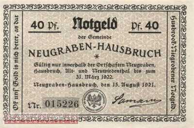 Neugraben-Hausbruch - 40  Pfennig (#SS0939_1a-1_UNC)
