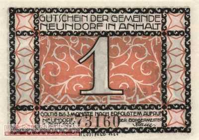Neundorf - 1  Mark (#SS0955_1a-3_UNC)