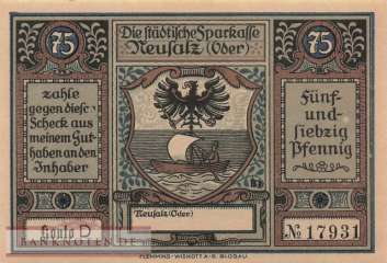 Neusalz - 75  Pfennig (#SS0960_1b-3_UNC)