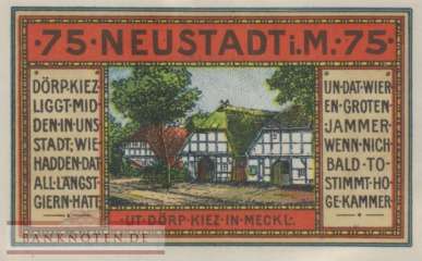 Neustadt (Mecklenburg-Schwerin) - 75  Pfennig (#SS0962_1a-2_UNC)
