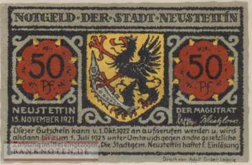 Neustettin - 50  Pfennig (#SS0968_1-2-2_UNC)