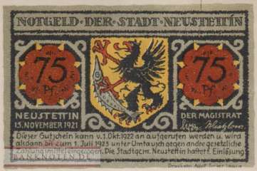 Neustettin - 75  Pfennig (#SS0968_1-3-1_UNC)