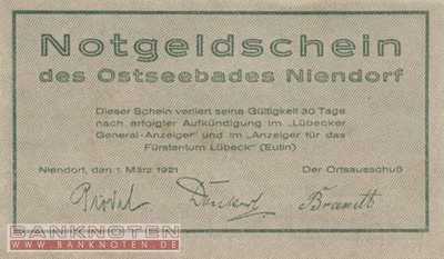 Niendorf - 75  Pfennig (#SS0974_1-3_UNC)