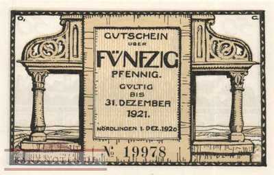 Nördlingen - 50  Pfennig (#SS0978_14-2_UNC)