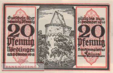 Nördlingen - 20  Pfennig (#SS0978_4a-3_UNC)